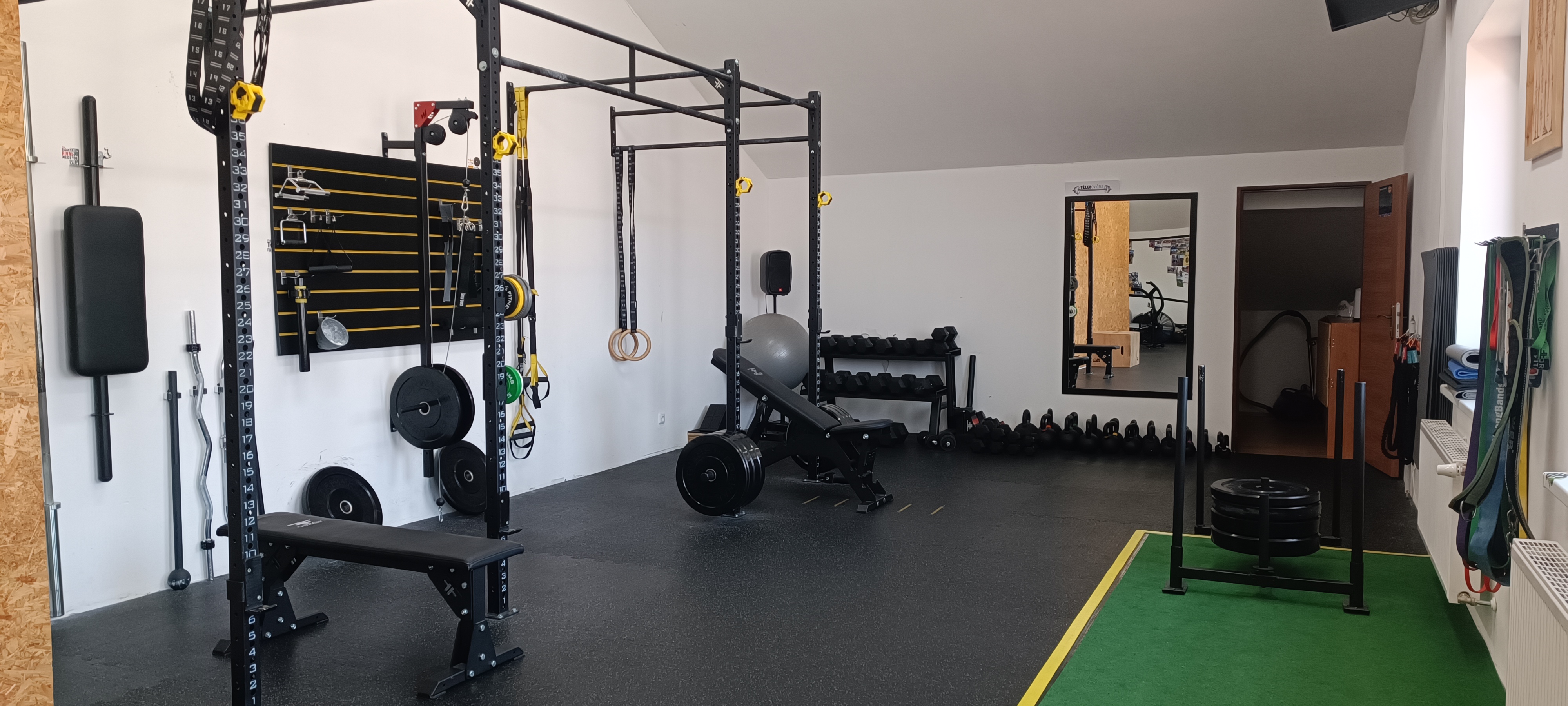 Vybavení a zázemí Open Gymu